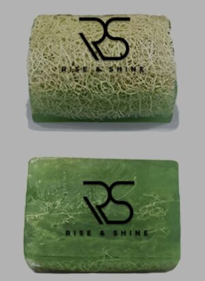 Rise and Shine Aloe-Vera-Seife mit Kürbisfasern 130gr