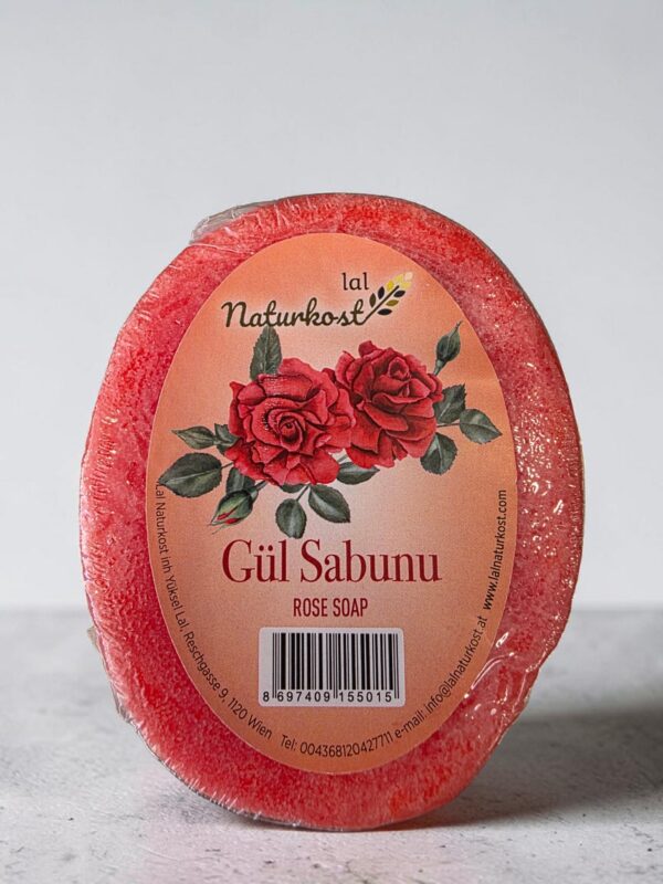 Rosenseife mit Schwamm 150gr