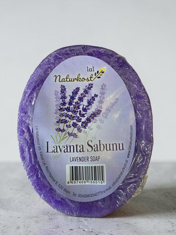 Lavendelseife mit Schwamm 150gr